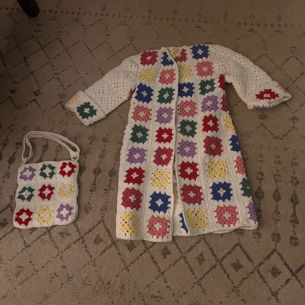Handmade long cardigan